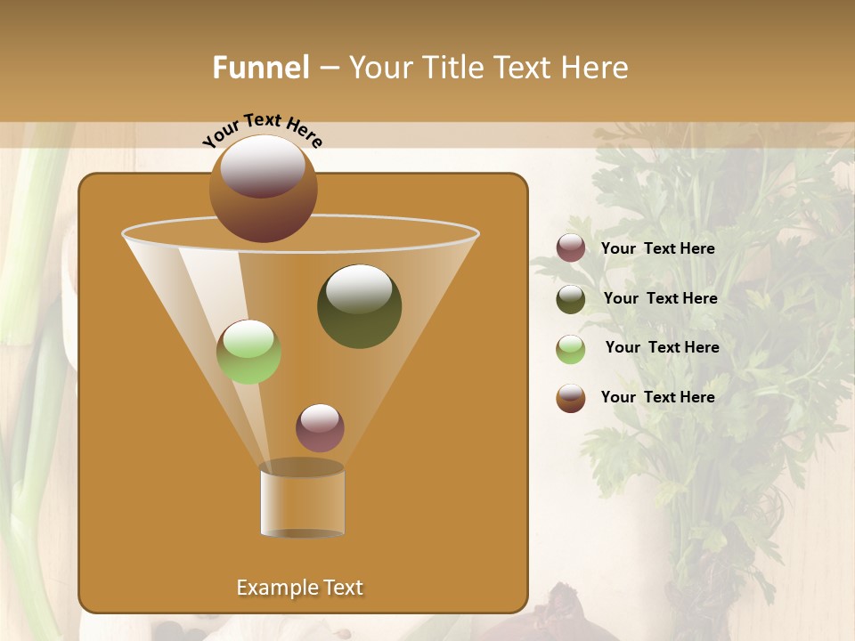 Notebook Organic Cooking PowerPoint Template
