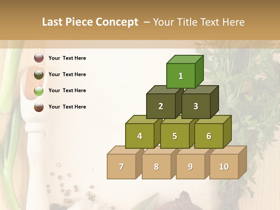 Notebook Organic Cooking PowerPoint Template