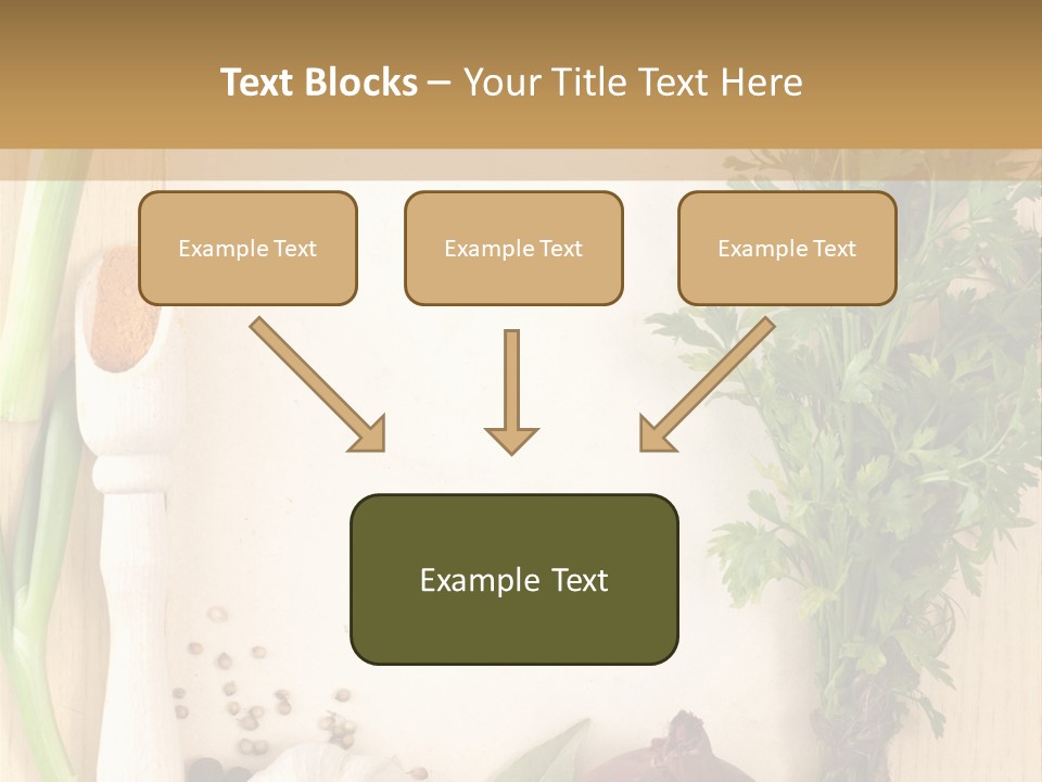 Notebook Organic Cooking PowerPoint Template