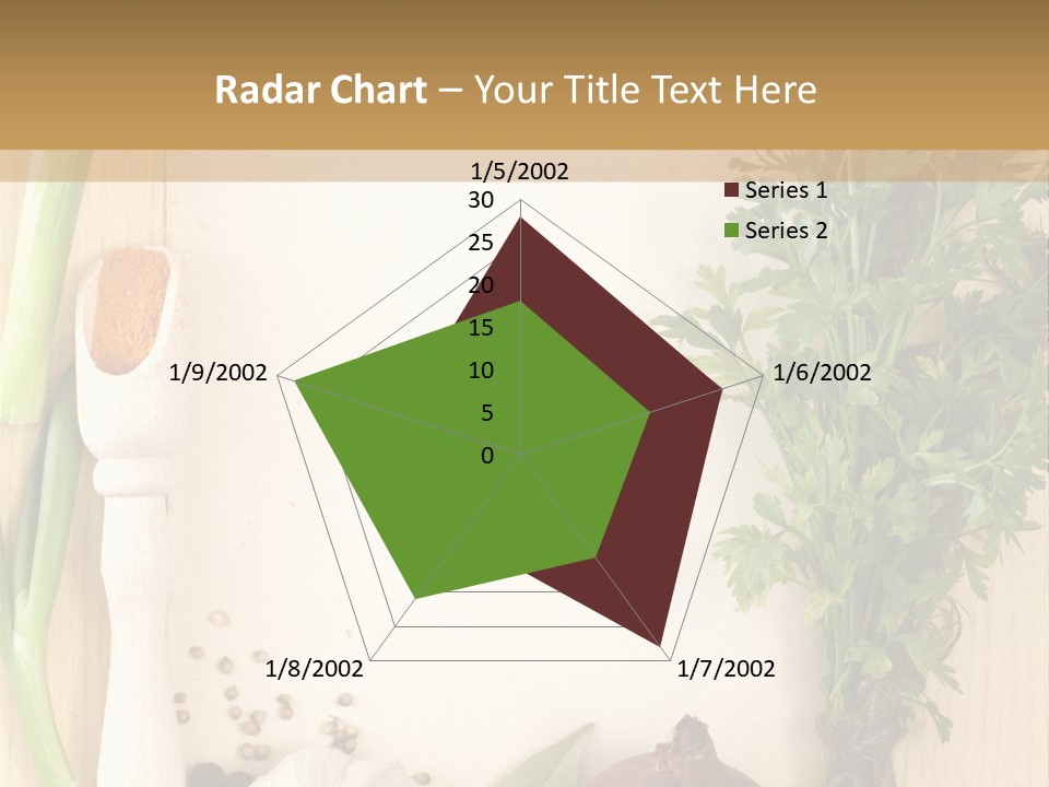 Notebook Organic Cooking PowerPoint Template