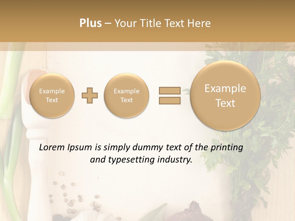 Notebook Organic Cooking PowerPoint Template