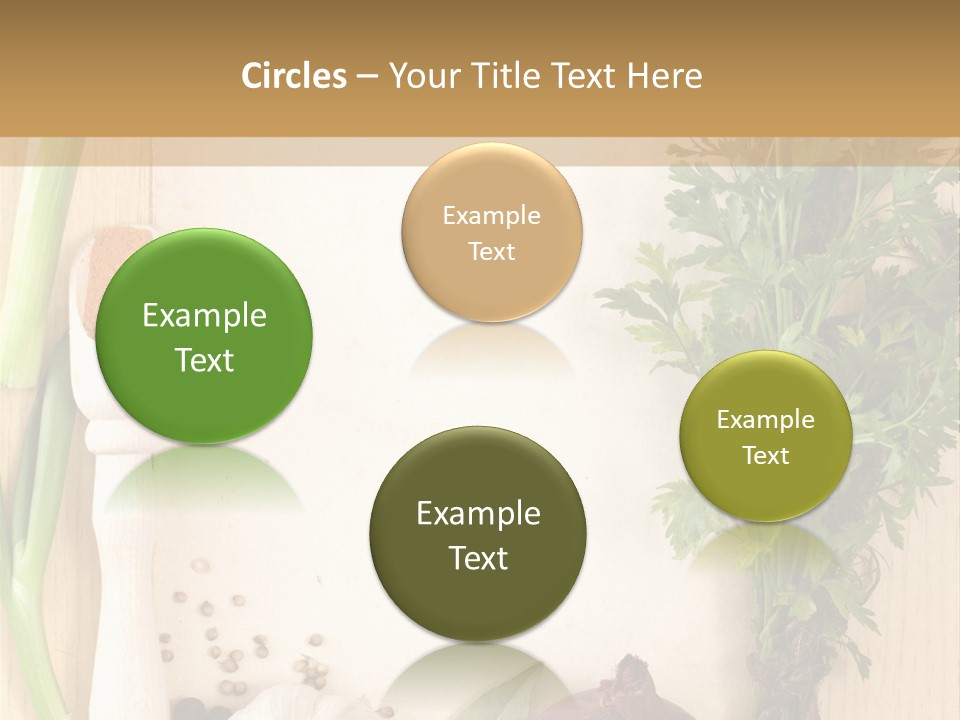 Notebook Organic Cooking PowerPoint Template