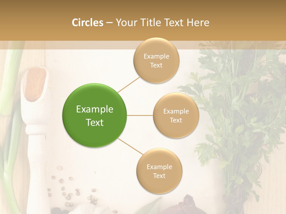 Notebook Organic Cooking PowerPoint Template