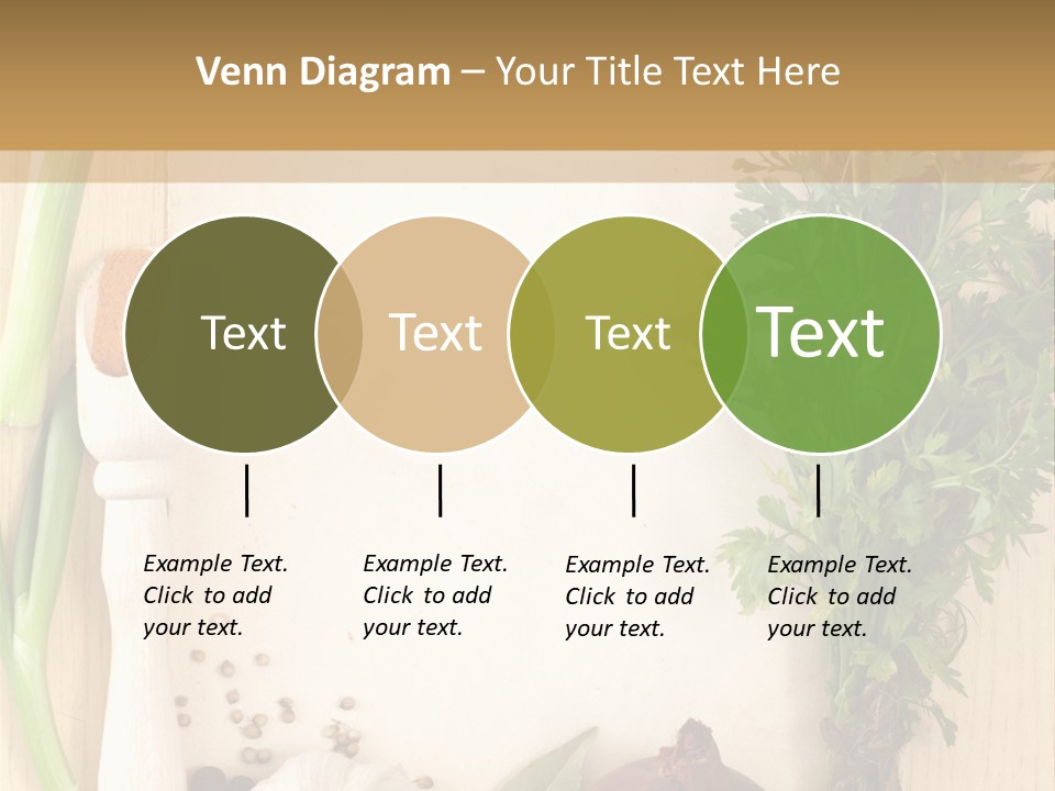 Notebook Organic Cooking PowerPoint Template
