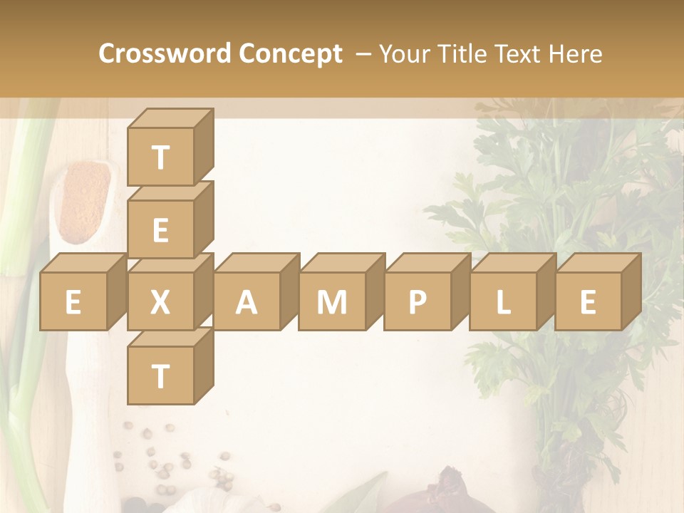 Notebook Organic Cooking PowerPoint Template
