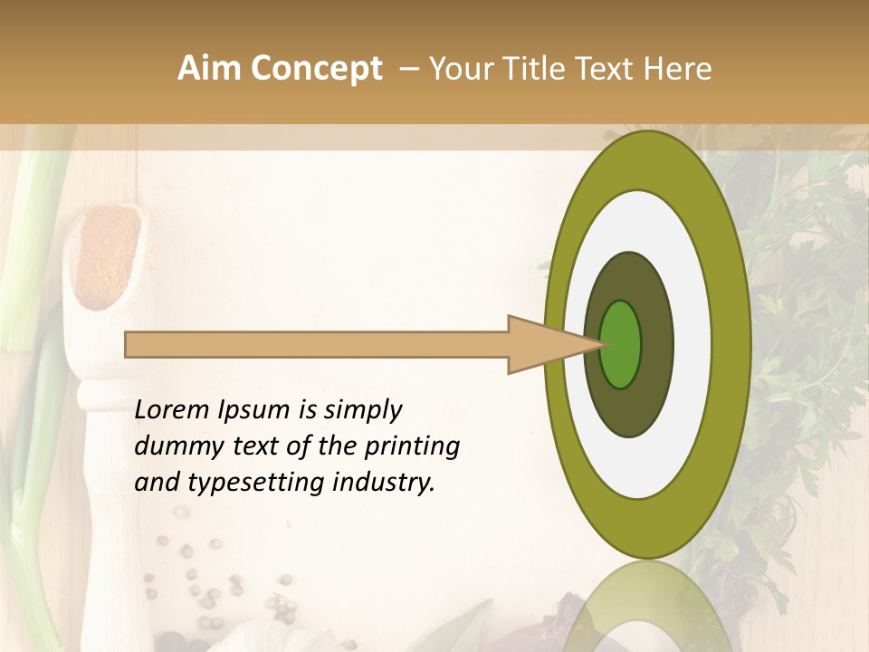 Notebook Organic Cooking PowerPoint Template