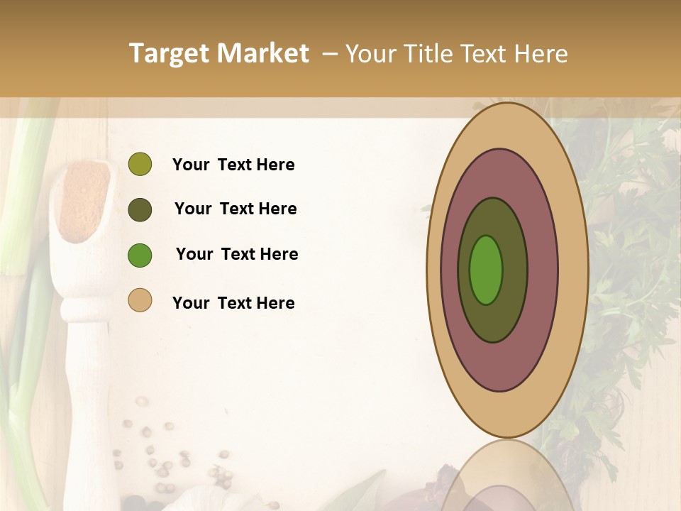 Notebook Organic Cooking PowerPoint Template