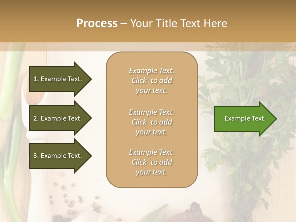 Notebook Organic Cooking PowerPoint Template