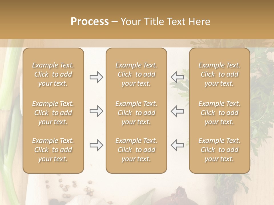 Notebook Organic Cooking PowerPoint Template