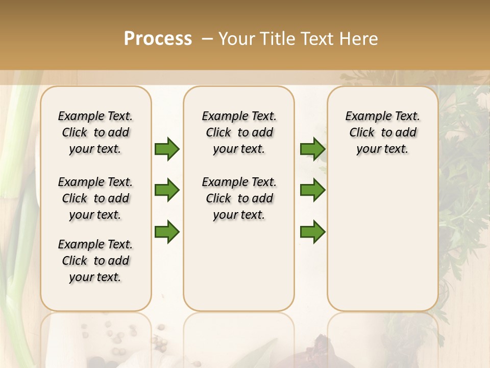 Notebook Organic Cooking PowerPoint Template