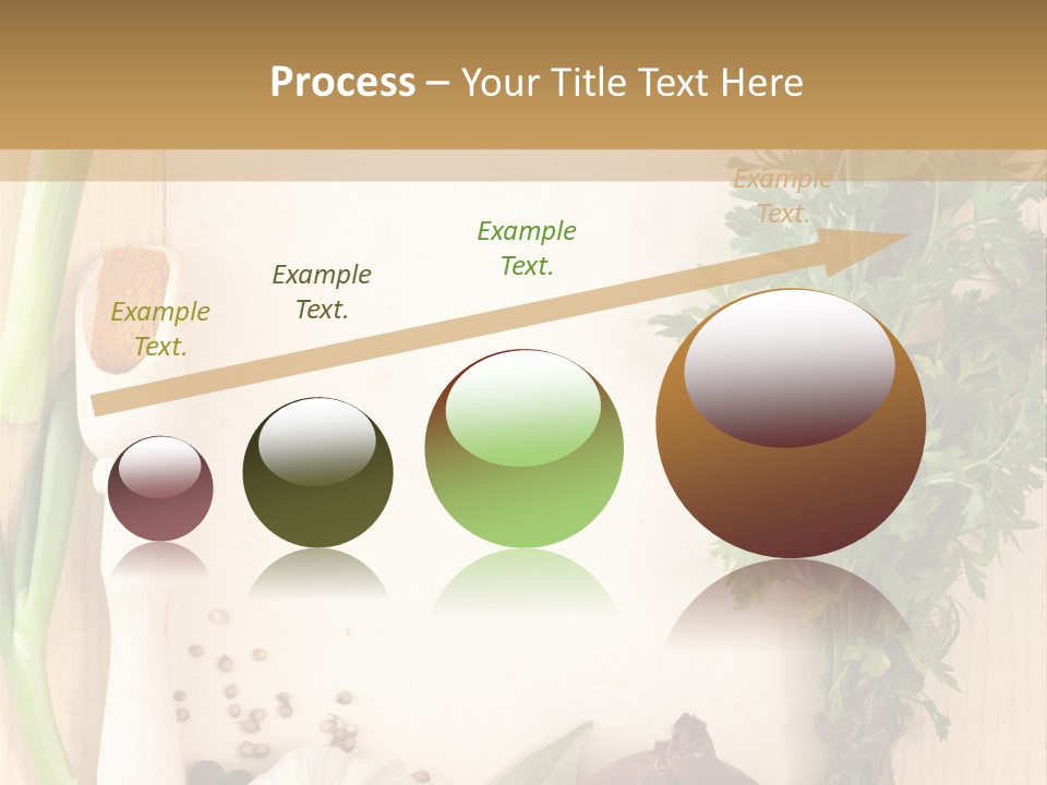 Notebook Organic Cooking PowerPoint Template