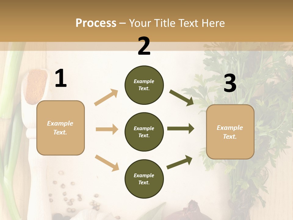 Notebook Organic Cooking PowerPoint Template