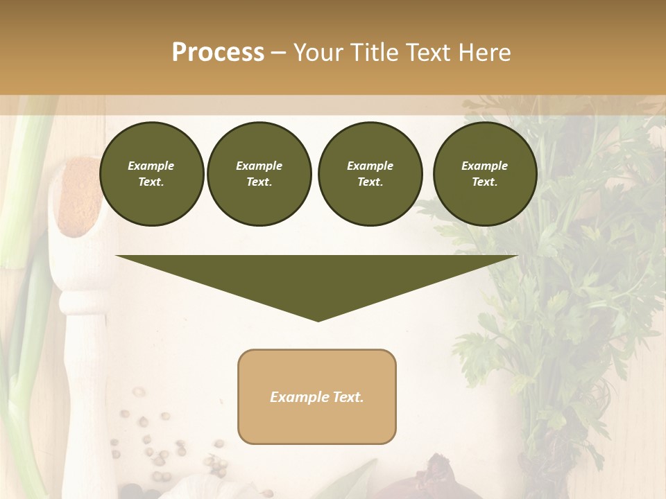 Notebook Organic Cooking PowerPoint Template