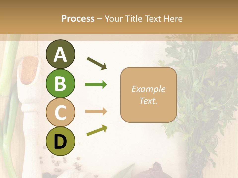 Notebook Organic Cooking PowerPoint Template