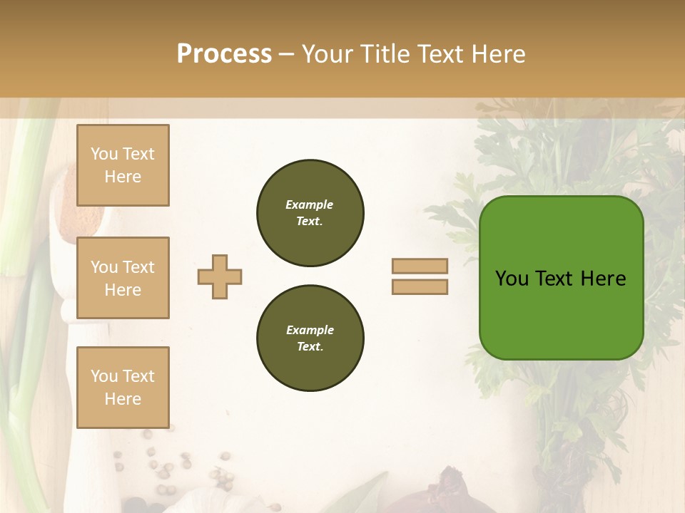 Notebook Organic Cooking PowerPoint Template