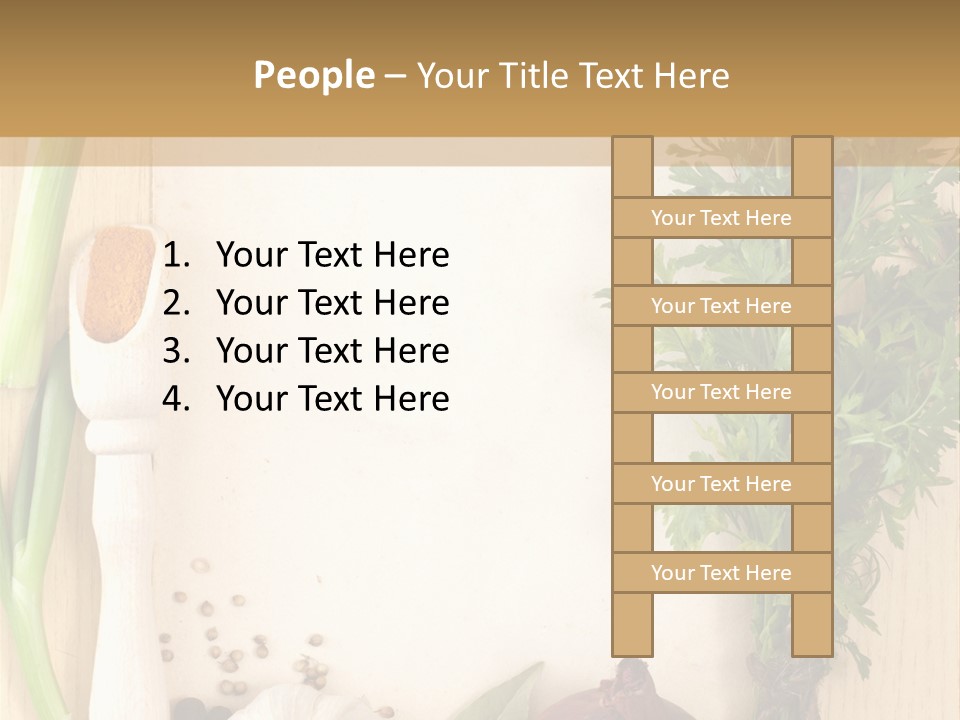Notebook Organic Cooking PowerPoint Template