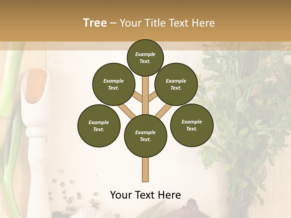Notebook Organic Cooking PowerPoint Template