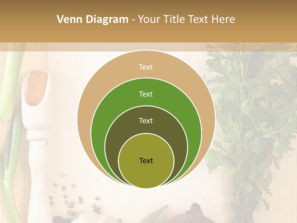 Notebook Organic Cooking PowerPoint Template
