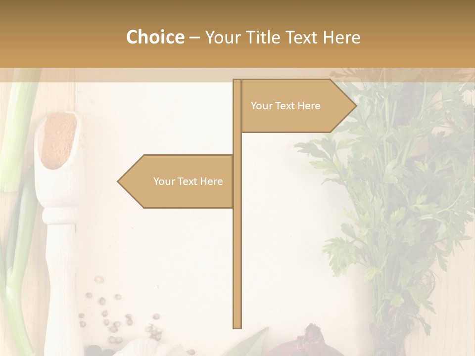 Notebook Organic Cooking PowerPoint Template
