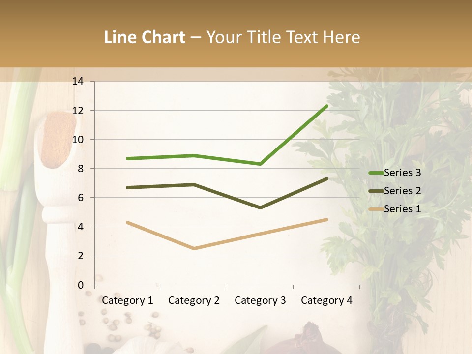 Notebook Organic Cooking PowerPoint Template