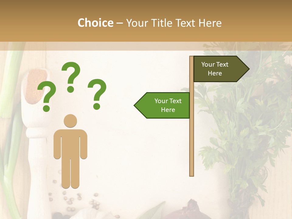 Notebook Organic Cooking PowerPoint Template