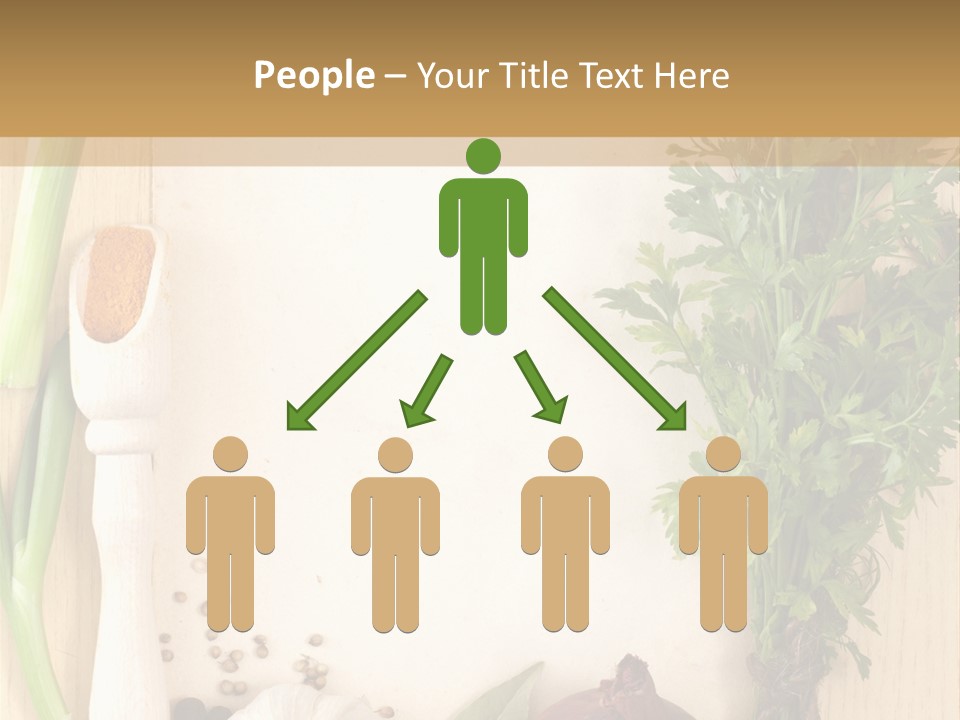 Notebook Organic Cooking PowerPoint Template