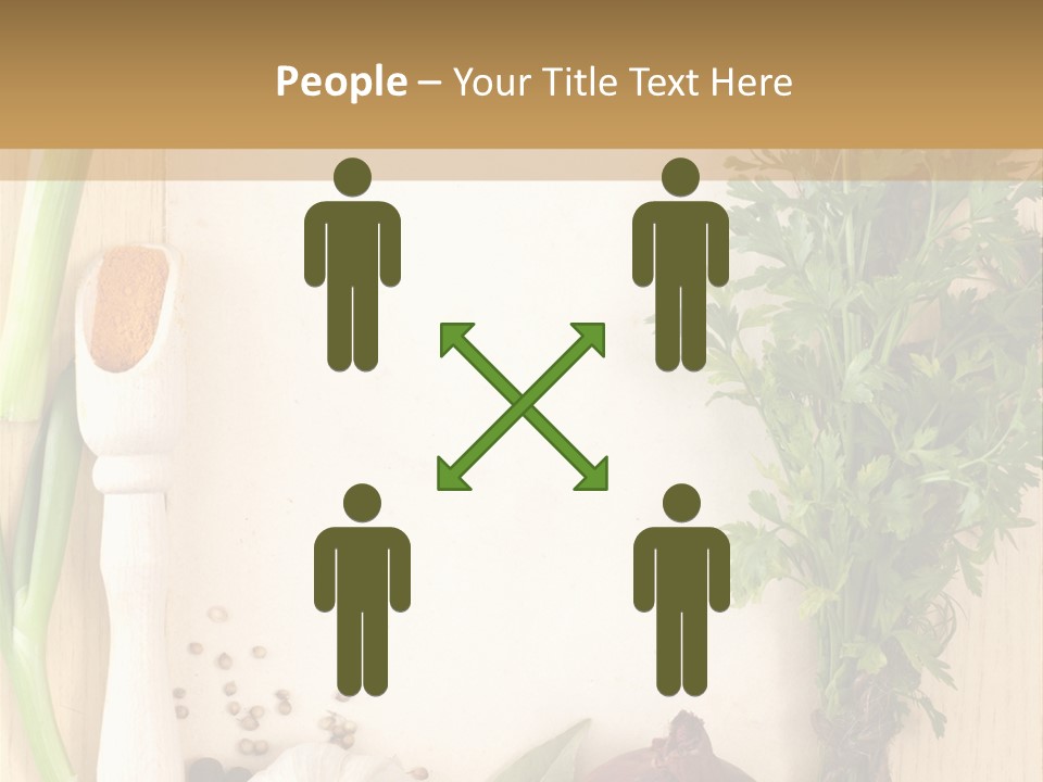 Notebook Organic Cooking PowerPoint Template