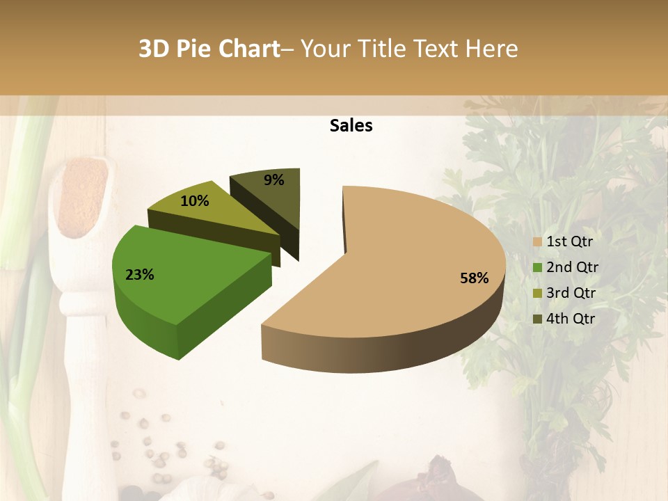 Notebook Organic Cooking PowerPoint Template