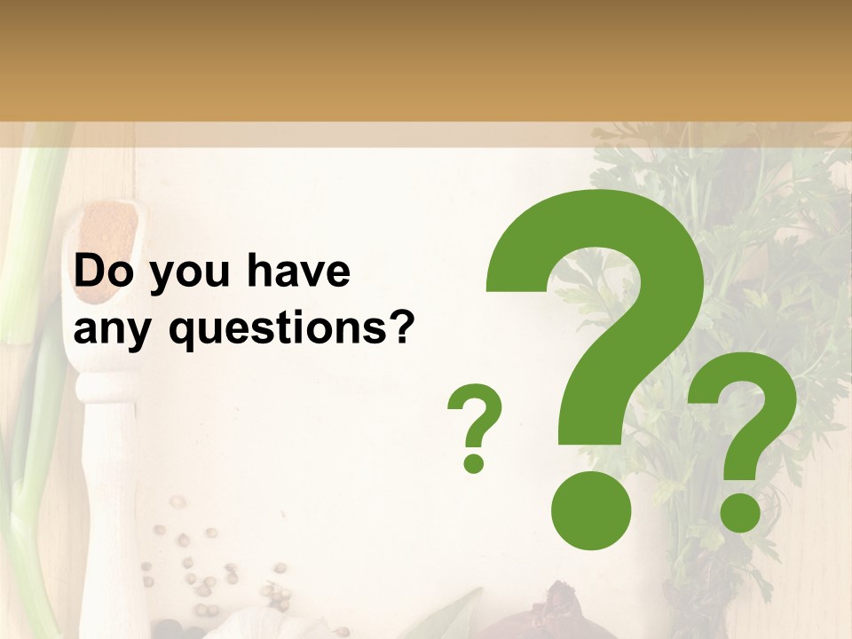 Notebook Organic Cooking PowerPoint Template