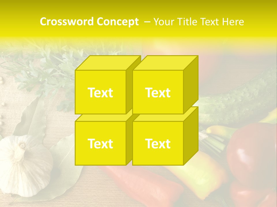 Kitchen Fresh Herb PowerPoint Template