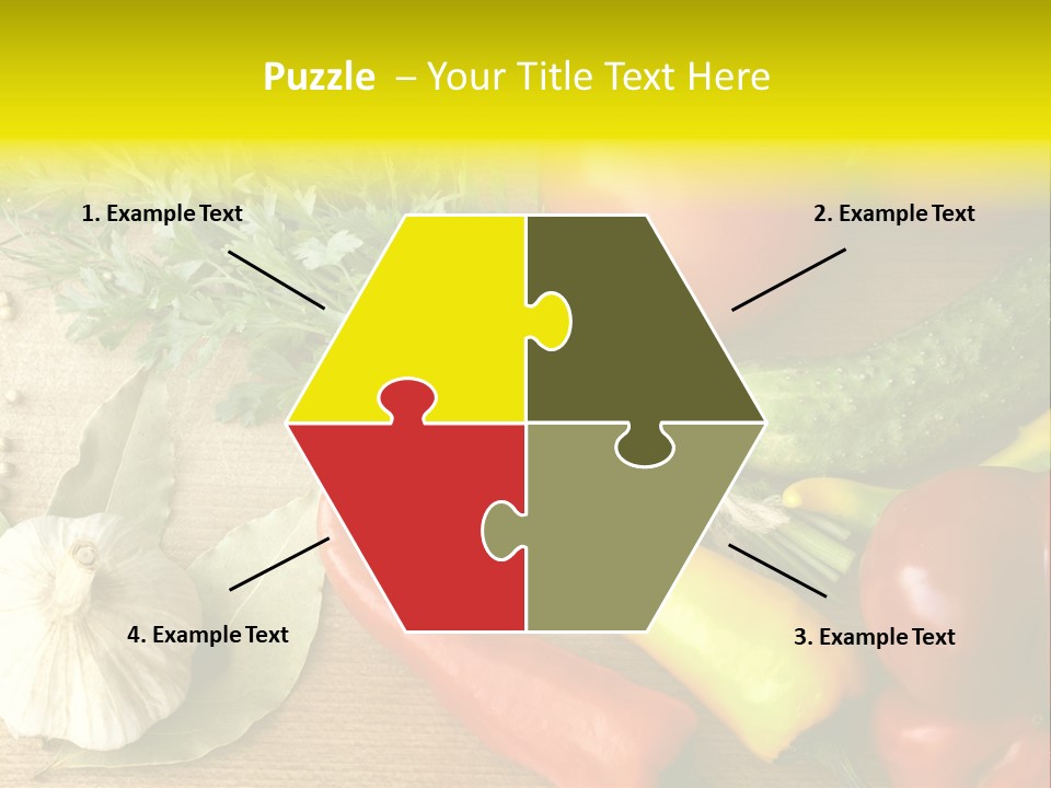 Kitchen Fresh Herb PowerPoint Template