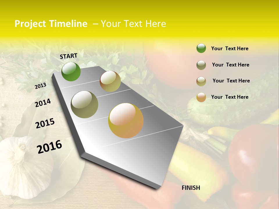 Kitchen Fresh Herb PowerPoint Template