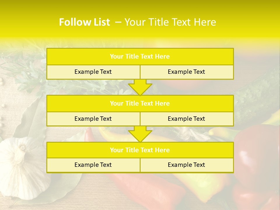 Kitchen Fresh Herb PowerPoint Template