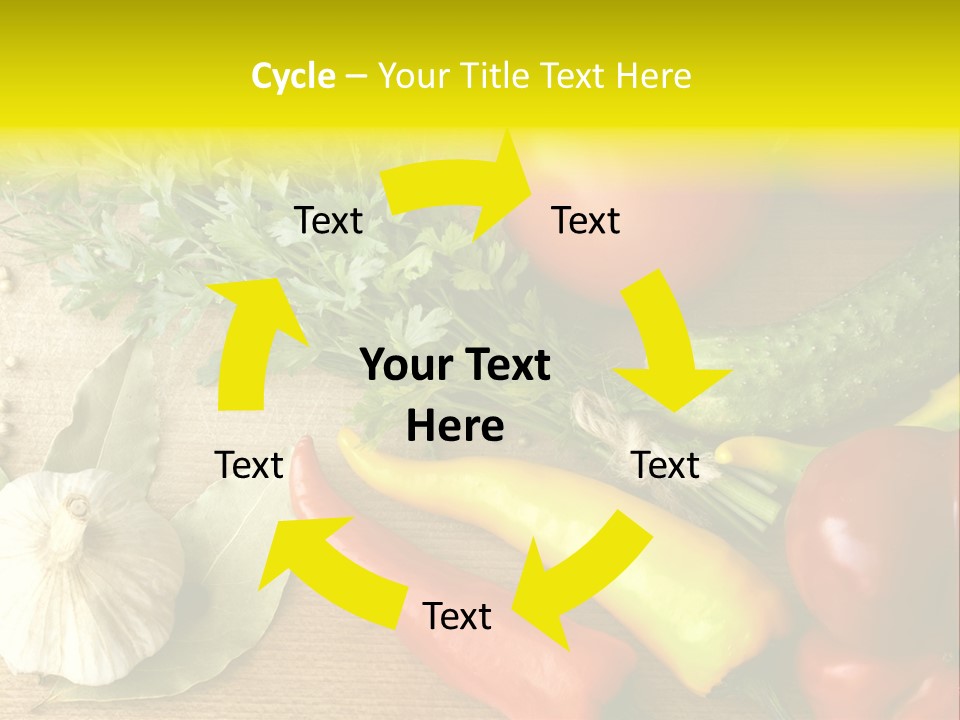 Kitchen Fresh Herb PowerPoint Template