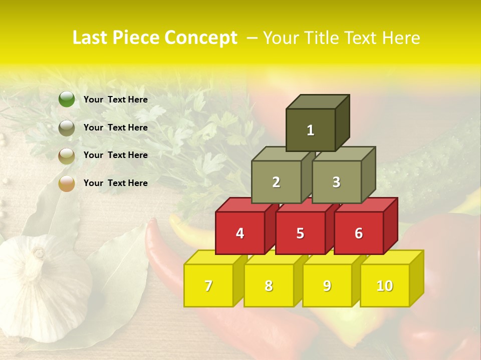 Kitchen Fresh Herb PowerPoint Template