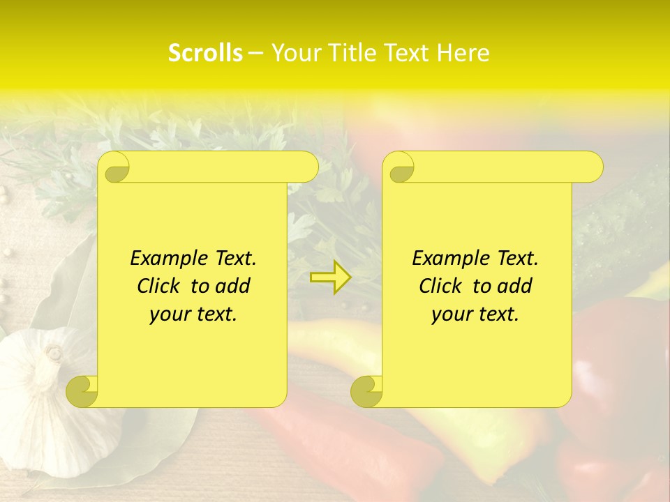 Kitchen Fresh Herb PowerPoint Template