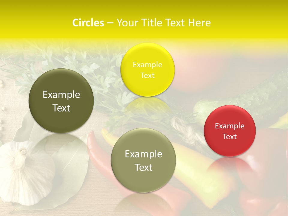 Kitchen Fresh Herb PowerPoint Template