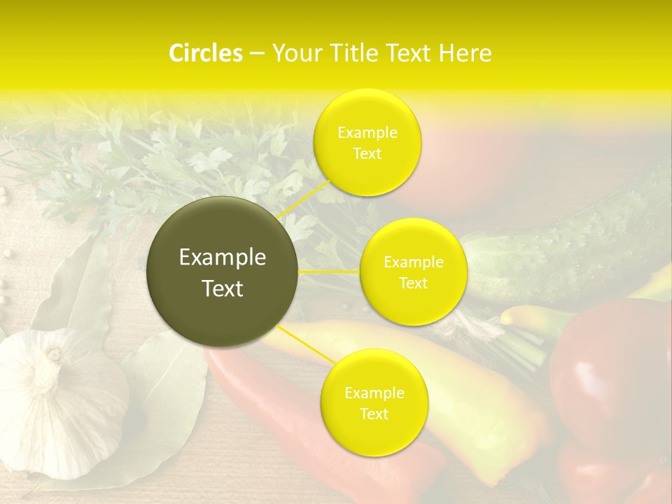 Kitchen Fresh Herb PowerPoint Template