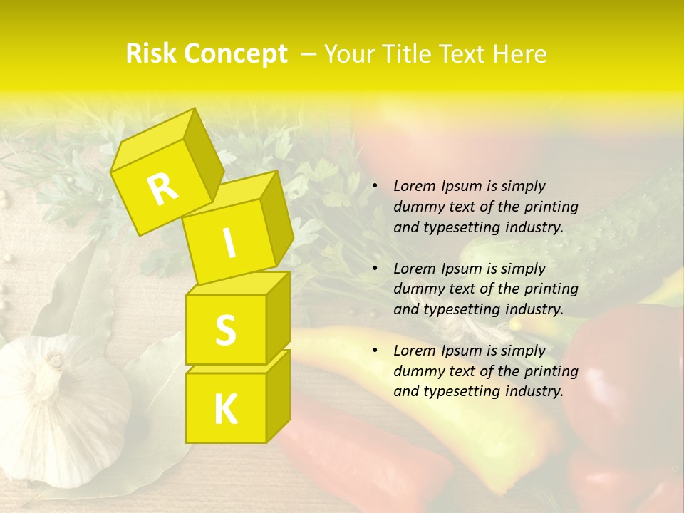 Kitchen Fresh Herb PowerPoint Template