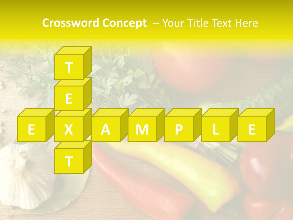 Kitchen Fresh Herb PowerPoint Template