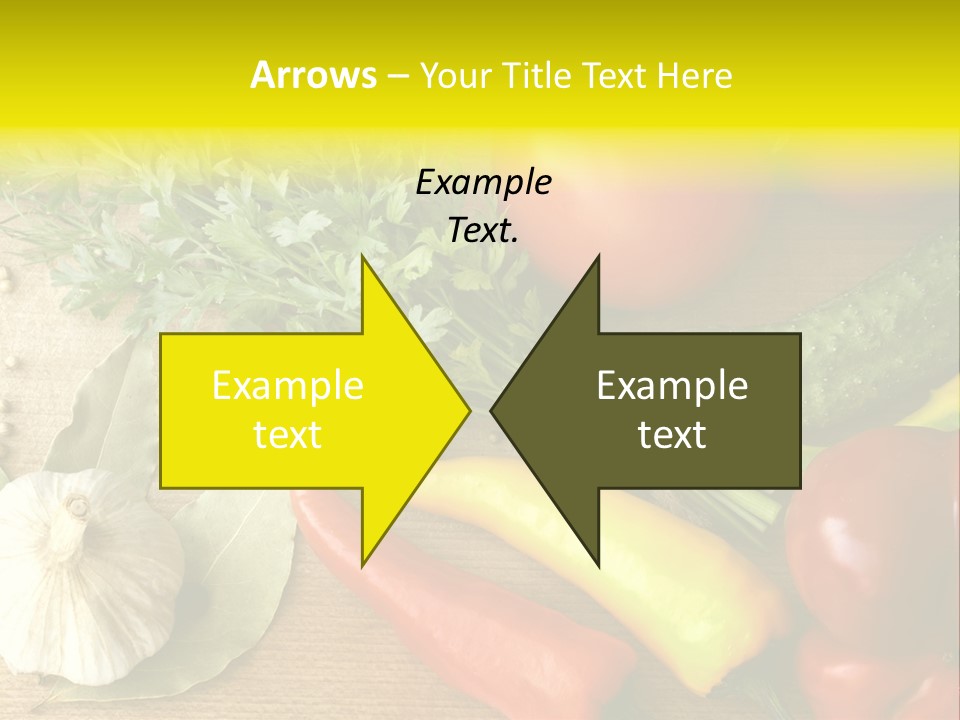 Kitchen Fresh Herb PowerPoint Template