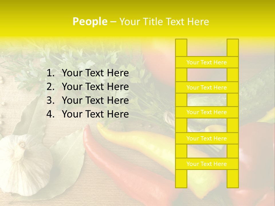 Kitchen Fresh Herb PowerPoint Template