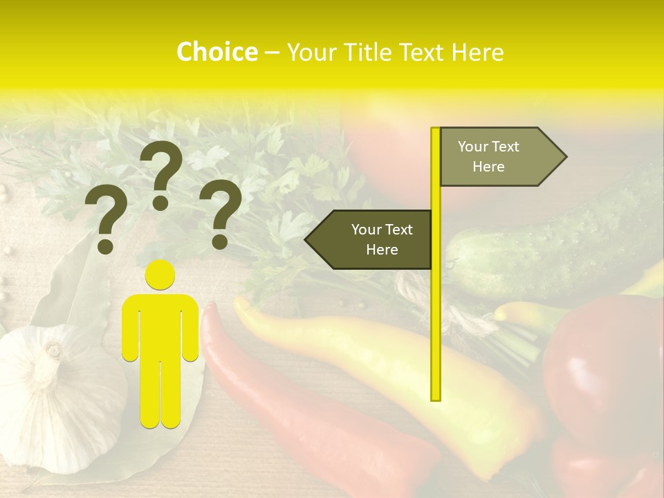 Kitchen Fresh Herb PowerPoint Template