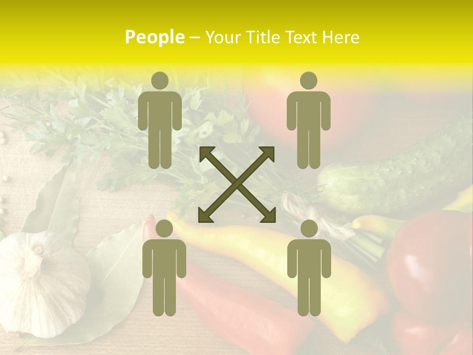 Kitchen Fresh Herb PowerPoint Template