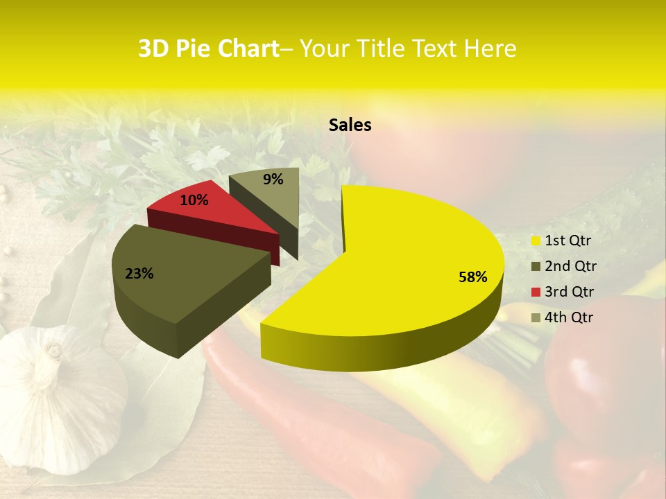 Kitchen Fresh Herb PowerPoint Template