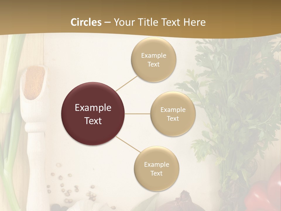 Fresh Recipe Pattern PowerPoint Template