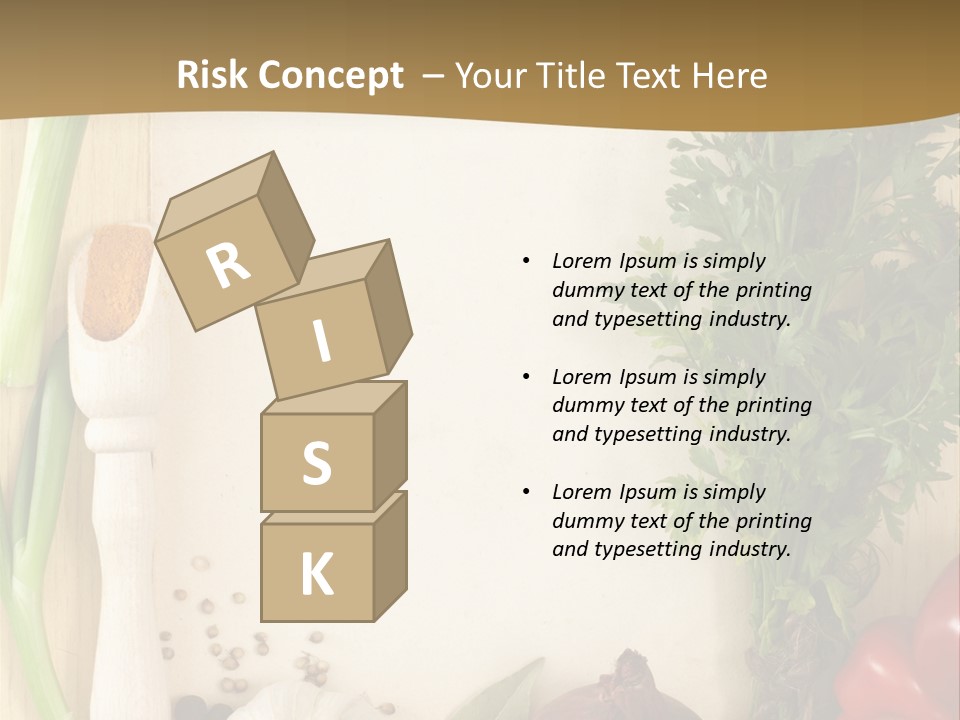 Fresh Recipe Pattern PowerPoint Template