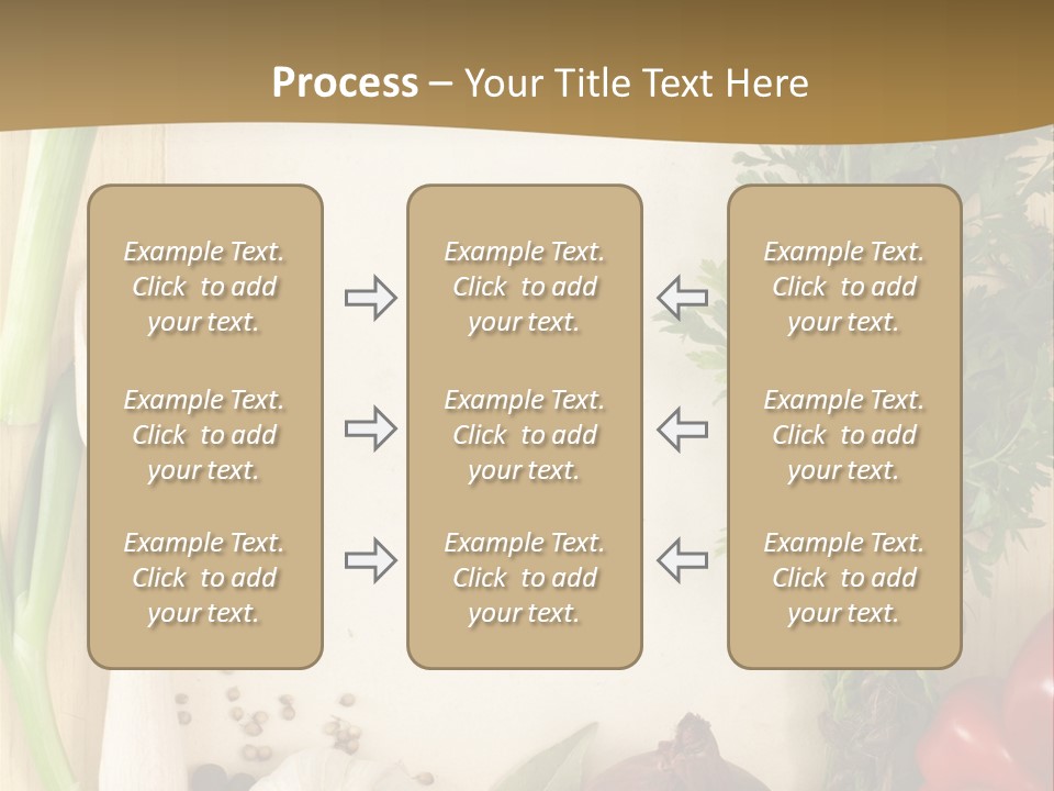 Fresh Recipe Pattern PowerPoint Template