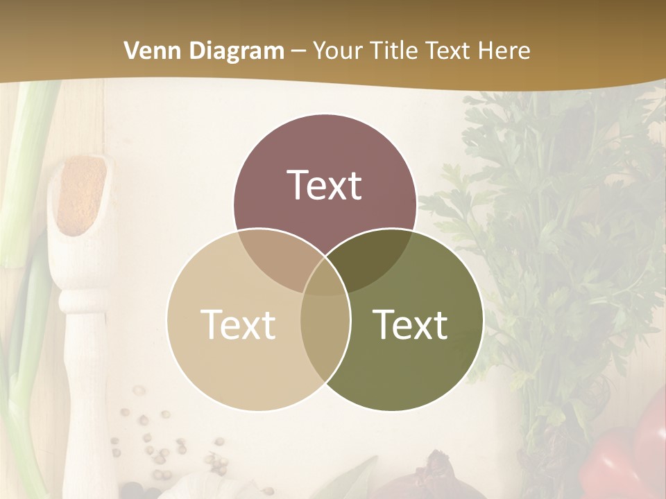 Fresh Recipe Pattern PowerPoint Template