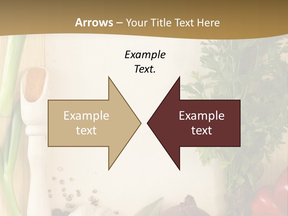 Fresh Recipe Pattern PowerPoint Template